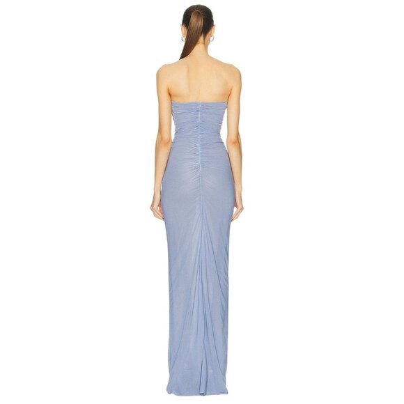 MARIANNA SENCHINA for FWRD Strapless Flower Bloom Midi Dress Small New Womens - Picture 2 of 11